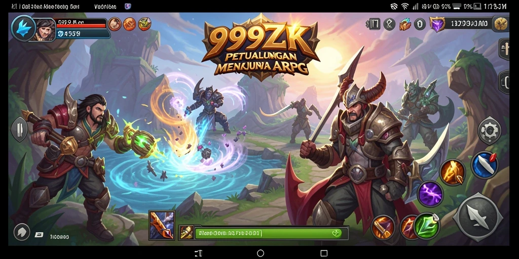 Gameplay <strong>999ZK</strong> yang menyajikan pertarungan seru dan petualangan mendalam.