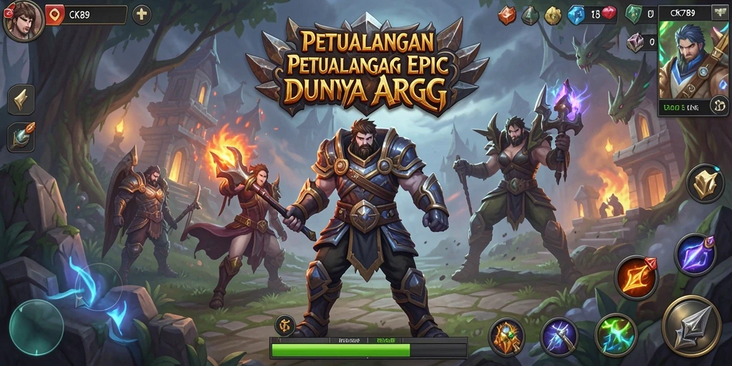 Tampilan gameplay CK789 yang penuh aksi dan petualangan mendebarkan.