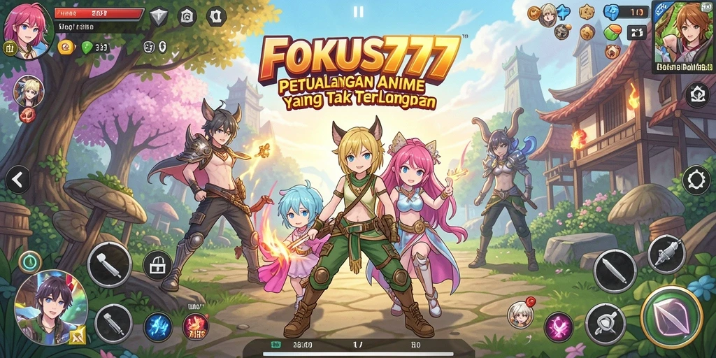 Tampilan gameplay FOKUS777 yang dinamis dan menarik.