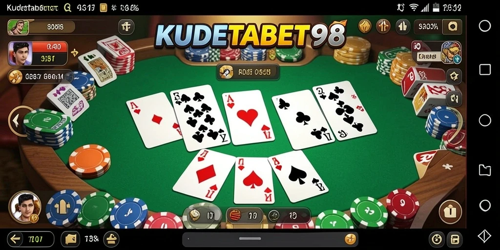 Screenshot gameplay KUDETABET98 yang menunjukkan keseruan bermain Gaple.