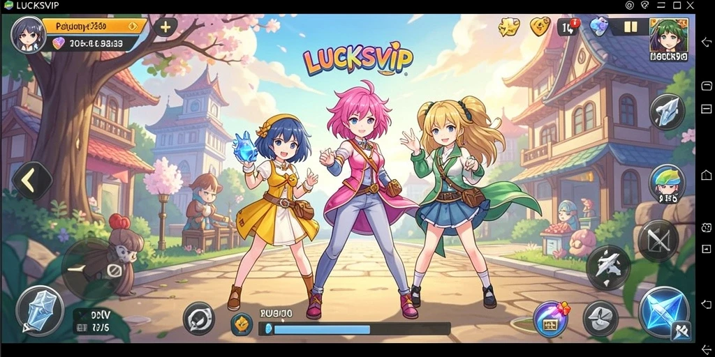 Gameplay menarik LUCKSVIP dengan karakter anime yang menakjubkan.