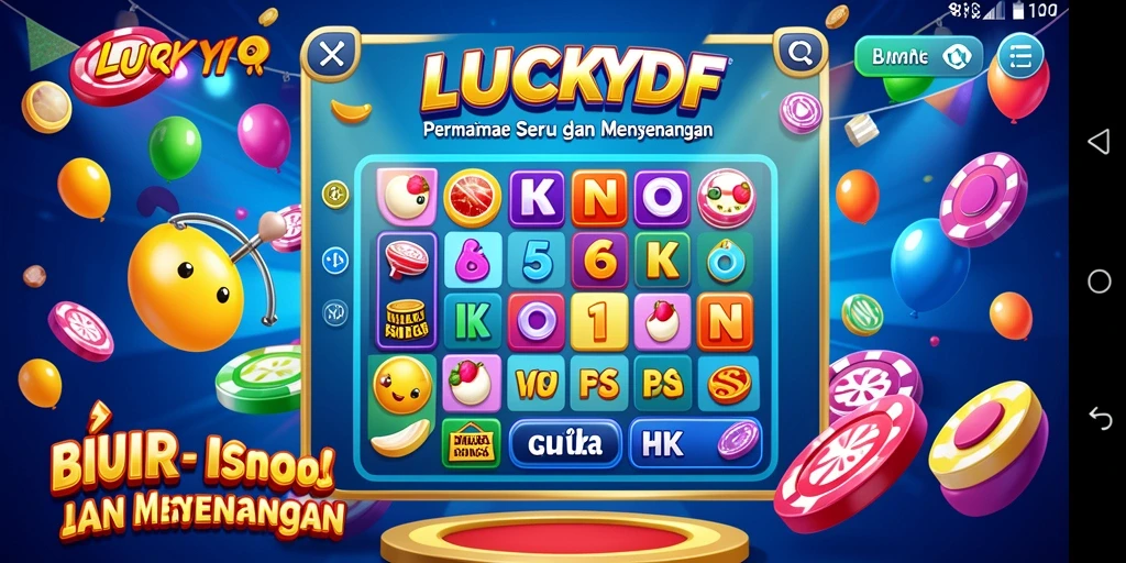 Tampilan gameplay Bingo di LUCKYDF yang penuh aksi.