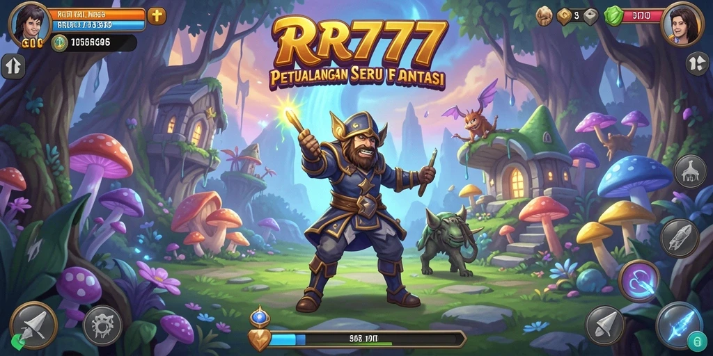 Tangkapan layar gameplay RR777 yang menampilkan aksi petualangan seru.
